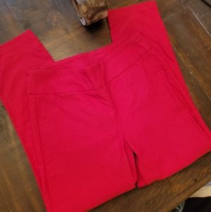 Tribal red pull on pants, size 10 👖❤